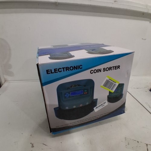 XINDABILL PROFESSIONAL DIGITAL AUTOMATIC COIN SORTER & ROLLER - 500 COIN CAPACITY/150 COINS PER MINUTE - BLACK (MODEL: XD-9005) image 7