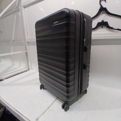 AMAZON BASICS HARDSHELL CARRY ON SPINNER SUITCASE LUGGAGE - 30" -BLACK image 2