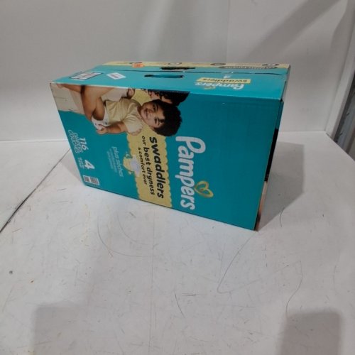 116PK PAMPERS SWADDLERS 360 LEAKPROOF DISPOSABLE BABY DIAPERS - SIZE 4 (15LBS- 34LBS)LBS) image 2