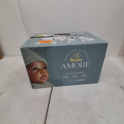 76PK PAMPERS AMORE FRAGRANCE FREE DIAPER - SIZE NEWBORN image 4