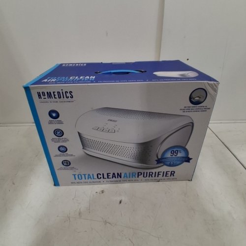 HOMEDICS TOTAL CLEAN DESKTOP AIR PURIFIER - WHITE (MODEL: AP-DT10WT) image 2