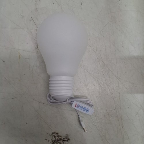 PLUG-IN HALF-BULB LAMP WITH CORDED CONTROL - WHITE image 3