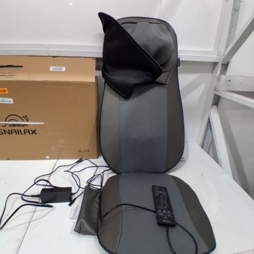 SNAILAX SHIATSU NECK & BACK MASSAGER MASSAGE CHAIR PAD WITH HEAT - SL-233 image 4