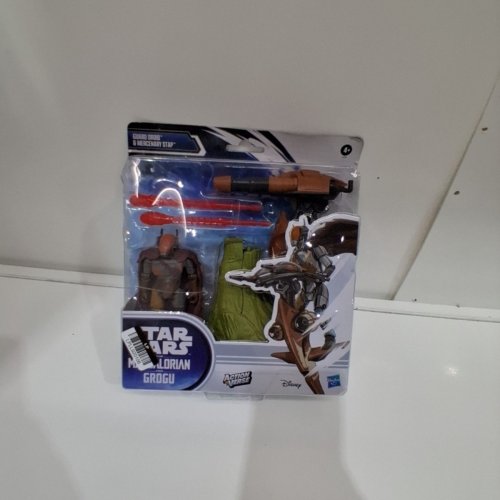 HASBRO STAR WARS THE MANDALORIAN GROGU ACTION FIGURE SET (STYLE: GUARD DROID & MERCENARY STAP) image 2