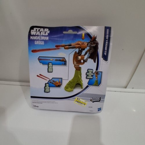 HASBRO STAR WARS THE MANDALORIAN GROGU ACTION FIGURE SET (STYLE: GUARD DROID & MERCENARY STAP) image 3