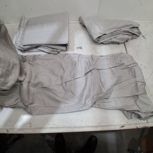 6PC GLUCKSTEIN STUDIO BERKELEY SHEET SET - QUEEN - GREY (MODEL: 2200101) image 4