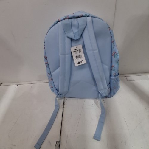 FLORAL PRINT BACKPACK - LIGHT BLUE image 3