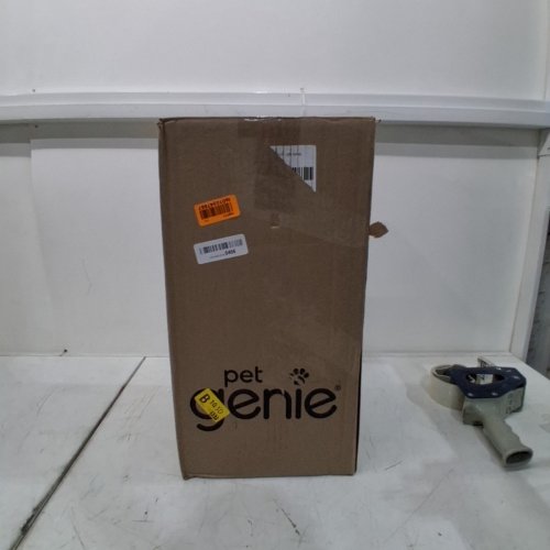 PET GENIE DOG WASTE ODOR CONTROL DISPOSAL PAIL - 18.5" - GREY (MODEL: ‎I000824) image 3