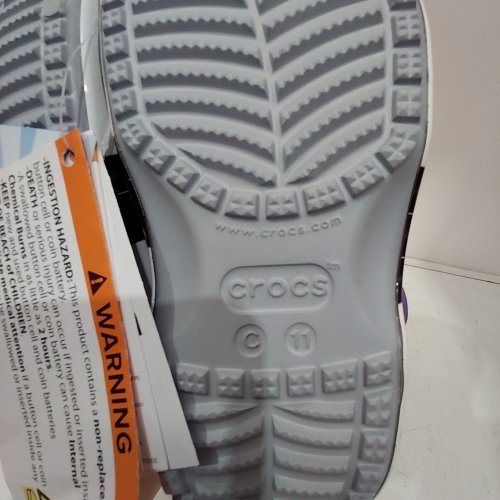 BOYS' CROCS TOY STORY BUZZ LIGHTYEAR CLASSIC CLOGS - GREEN / PURPLE image 2
