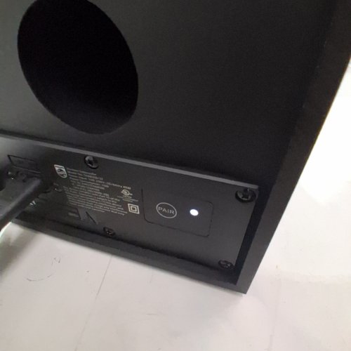 PHILIPS 2.1 CHANNEL BLUETOOTH SOUNDBAR SPEAKER WITH WIRELESS SUBWOOFER - BLACK - (MODEL:TAB4500/37) image 2