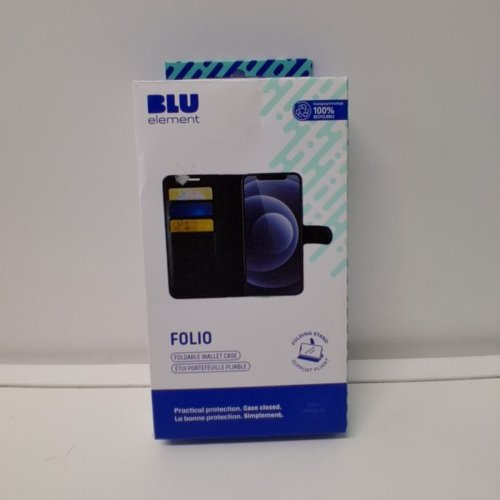 BLU ELEMENT FOLIO WALLET PHONE CASE FOR IPHONE 16 - BLACK image 4