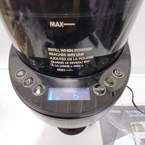 BABY BREZZA FORMULA PRO ADVANCED WIFI AUTOMATIC FORMULA DISPENSER - 9.9OZ - BLACK image 2