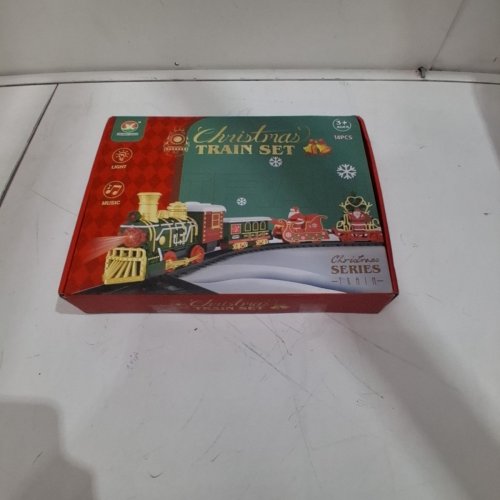 14PC NIRRN CHRISTMAS TRAIN SET WITH SOUND AND LIGHTS - MULTICOLOUR image 4