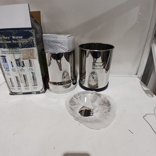 BERKEY TRAVEL WATER PURIFICATION SYSTEM WITH 2 BLACK ELEMENTS -STAINLESS STEEL - (MODEL:BT2X2-BB) image 2