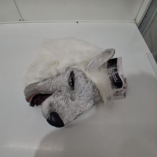 WAY TO CELEBRATE ADULT UNISEX LLAMA MASK - OSFM - WHITE image 2