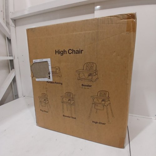 SOOBABY 3-IN-1 ADJUSTABLE CONVERTIBLE BABY HIGH CHAIR FOR BABIES AND TODDLERS - 34" X 27" X 24" - GREY - (MODEL: HA-N009) image 4