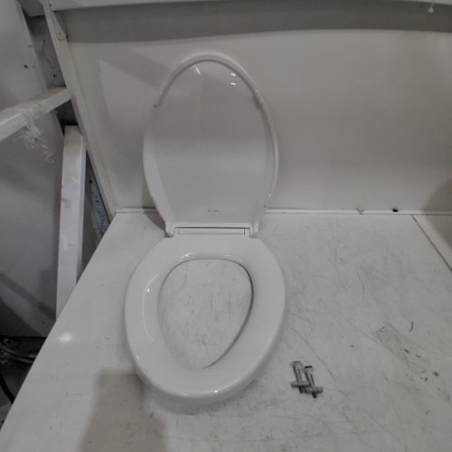 KOHLER BREVIA ELONGATED TOILET SEAT - FITS BOWLS 18-5/8" - WHITE - (MODEL: ‎1408240) image 3