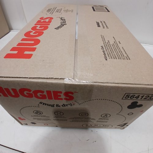 186PK HUGGIES SNUG AND DRY DIAPERS - SIZE 4 image 3