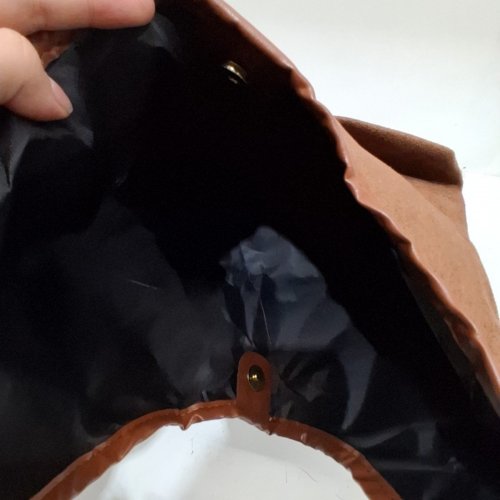 SHOULDER TOTE BAG - BROWN image 4