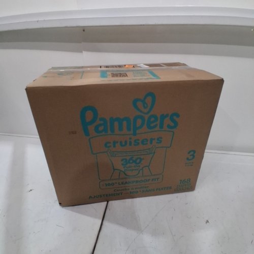 168PK PAMPERS CRUISERS DISPOSABLE BABY DIAPERS - SIZE 3 (16-28LBS) image 3