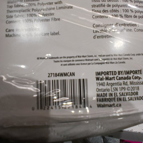 MAINSTAYS WATERPROOF FITTED SOFT KNIT MATTRESS PROTECTOR -QUEEN - WHITE image 2