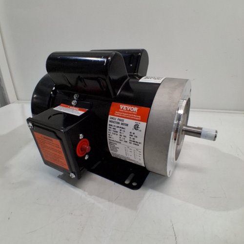 VEVOR ELECTRIC MOTOR 60HZ - 1.5 H/P - 3450 RPM - AC115/230 V - 56C FRAME 1-PHASE 5/8" KEYED SHAFT (MODEL: SY-1.5 H/P-4P-B4-C) image 2