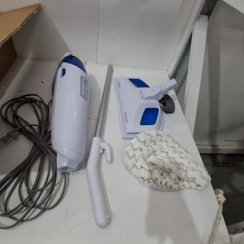BISSELL POWERFRESH STEAM MOP - WHITE/BLUE (MODEL: 1940B) image 3