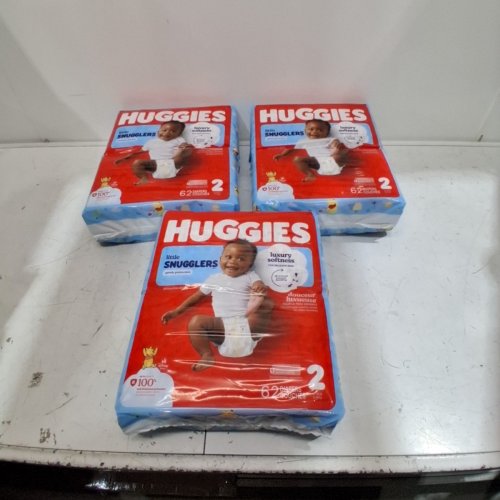 186PK HUGGIES LITTLE SNUGGLERS BABY DIAPERS - SIZE 2 (12-18LB) - DISNEY WINNIE THE POOH (MODEL: 56309) image 2