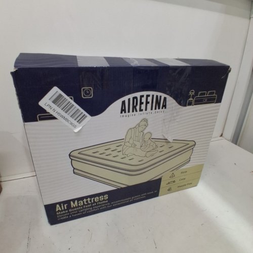 AIREFINA COMFORT SELF-INFLATING/DEFLATING AIR MATTRESS - FULL (18"X54"X75") - BLACK/LIGHT GREY image 3