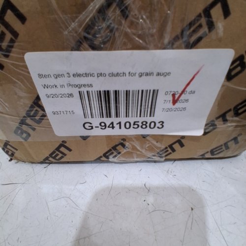 8TEN GEN 3 CLUTCH PTO FOR GRAIN AUGE - COMPATIBLE WITH VARIOUS MODELS - BLACK (MODEL: G-94105803) image 2