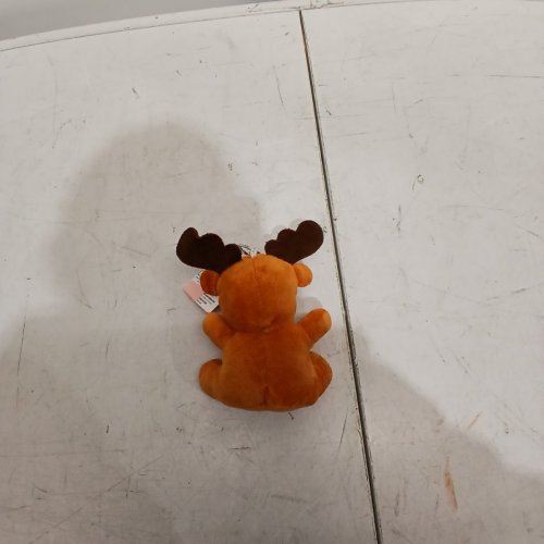 WAY TO CELEBRATE MOOSE DOLL KEYCHAIN - ORANGE / BROWN (MODEL: KQ-454428) image 4