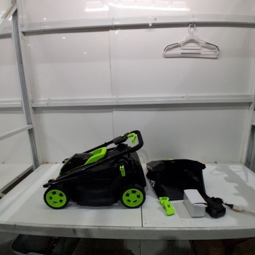 STEELITE CORDLESS ELECTRIC LAWN MOWER - 5-POSITION HEIGHT ADJUSTMENT WITH 8 GALLON GRASS BAG - BATTERY AND CHARGER INCLUDED - 13'' - 21V - ( MODEL: ‎DG500 ) image 7