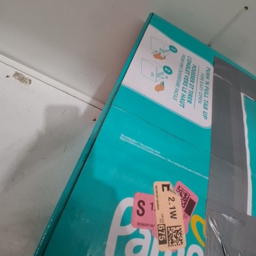 124PK PAMPERS BABY DRY ULTRA FRAGRANCE FREE 3X PROTECTION DIAPERS - SIZE 6 (35LB+) image 3
