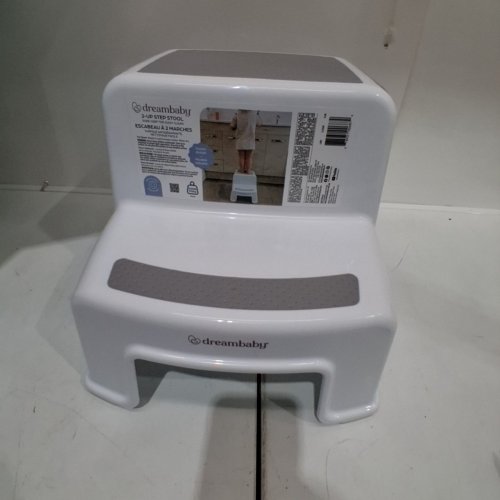 DREAMBABY L687 2-UP STEP STOOL - GREY & WHITE image 2