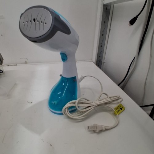 BEAUTURAL HANDHELD GARMENT STEAMER - WHITE/AQUA (MODEL: HJ-3000B) image 6