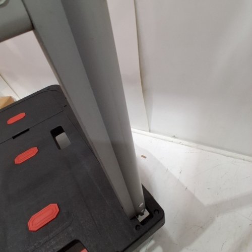 KATSUYOKU HEAVY DUTY PLATFORM FOLDABLE PORTABLE HAND TRUCK TROLLY AND PUSHCART - 330 LBS MAXIMUM - BLACK/RED (MODEL: ‎SL150-009) image 3