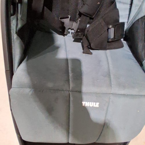 THULE URBAN GLIDE 3 STROLLER - 29LBS CAPACITY - MID BLUE ON BLACK (MODEL: 10101992) image 3