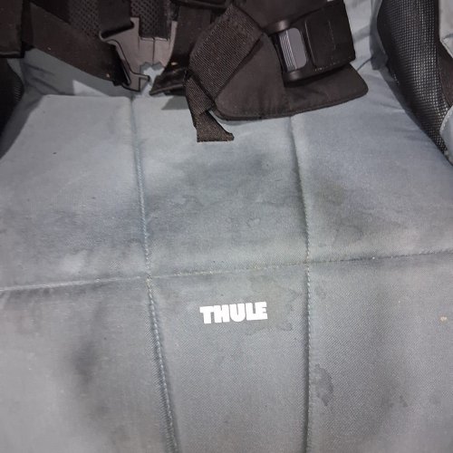 THULE URBAN GLIDE 3 STROLLER - 29LBS CAPACITY - MID BLUE ON BLACK (MODEL: 10101992) image 4