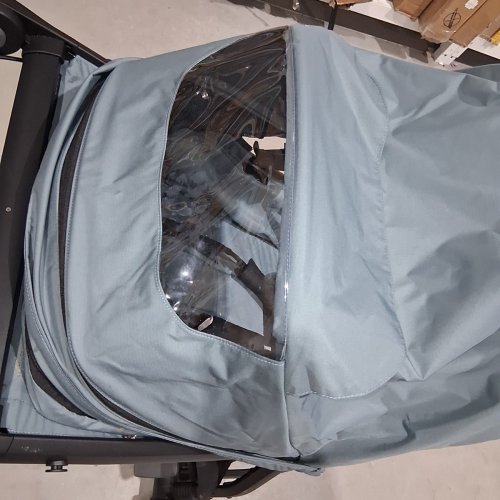 THULE URBAN GLIDE 3 STROLLER - 29LBS CAPACITY - MID BLUE ON BLACK (MODEL: 10101992) image 8