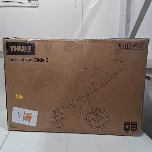 THULE URBAN GLIDE 3 STROLLER - 29LBS CAPACITY - MID BLUE ON BLACK (MODEL: 10101992) image 10