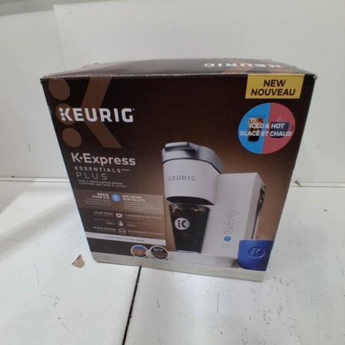 KEURIG K-EXPRESS ESSENTIALS PLUS SINGLE SERVE K-CUP COFFEE MAKER - 36OZ - WHITE (MODEL: K92) image 5