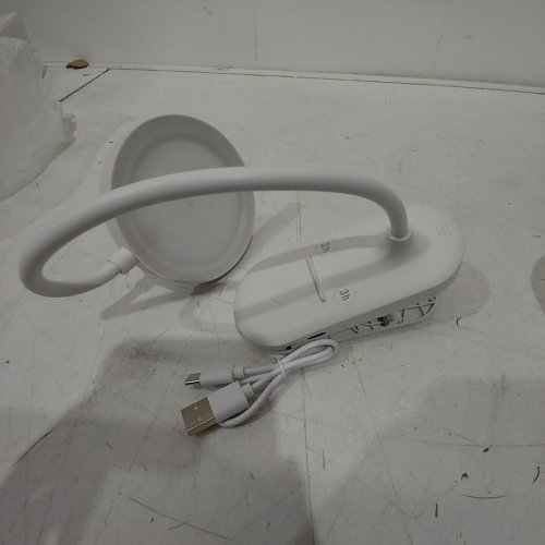 RECHARGEABLE CLIP-ON LED RED LIGHT LAMP - WHITE image 3