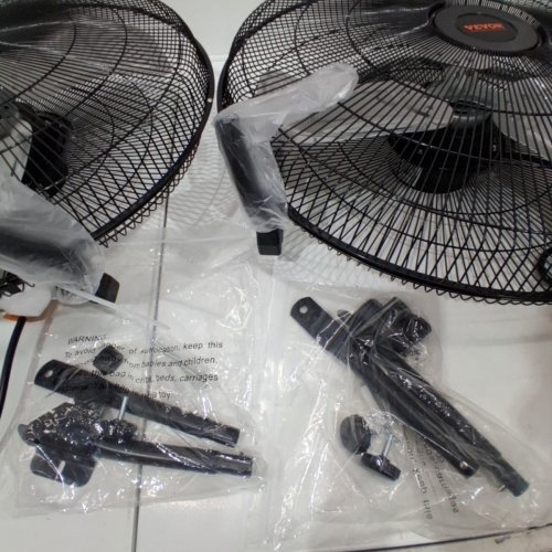 2PK XCITY 3-SPEED METAL INDUSTRIAL FLOOR FAN - 20" - BLACK (MODEL: HIFANXFLOOR20) image 4