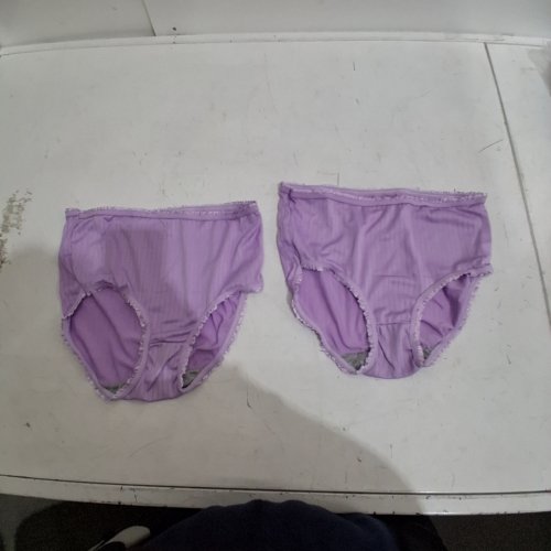 2PK WOMENS HIGH WAIST ABSORBENT MENSTRUAL UNDERWEAR - PURPLE image 2