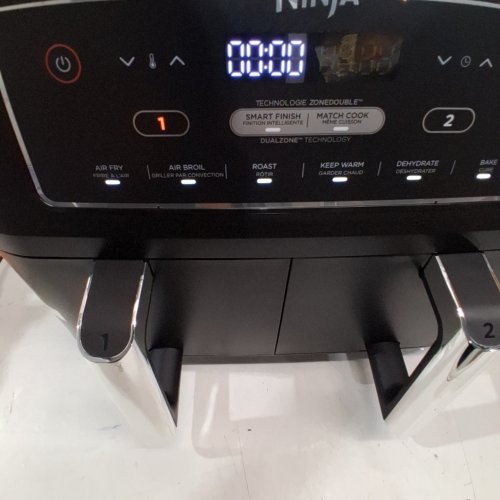 NINJA FOODI 6-IN-1 DUALZONE XL AIR FRYER, 2 INDEPENDENT BASKETS - 10QT./XL - BLACK (MODEL: DZ302C) image 2