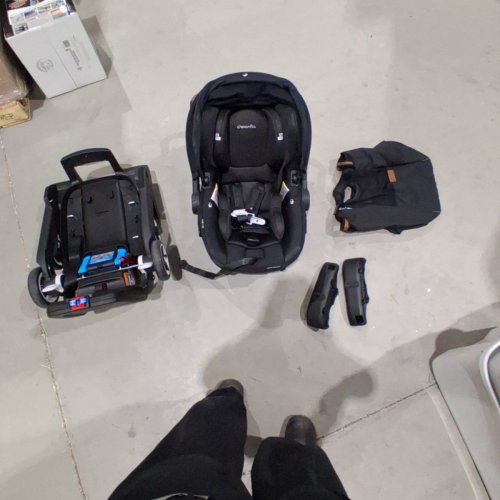 EVENFLO SHYFT DUALRIDE INFANT CAR SEAT AND STROLLER COMBO - BLACK (MODEL: CS150112310C) image 4