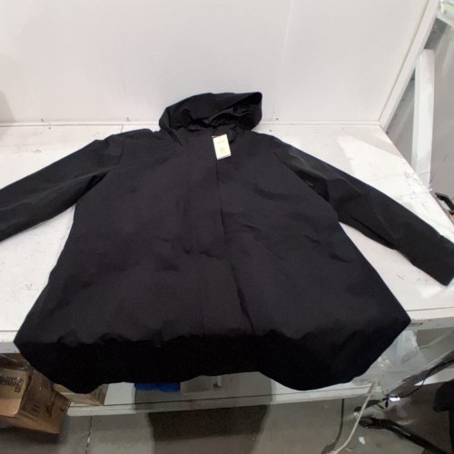 WOMEN'S HOODED RAIN JACKET - 2X - BLACK (STYLE: GRF60511PD) image 2