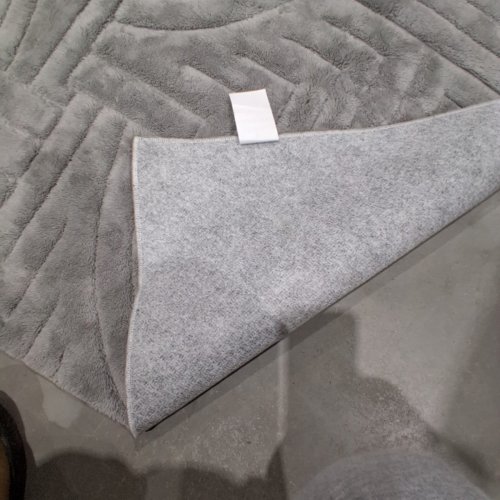AG HOME WASHABLE BOHO NON-SLIP AREA RUG - 5FT X 7FT - GREY image 3