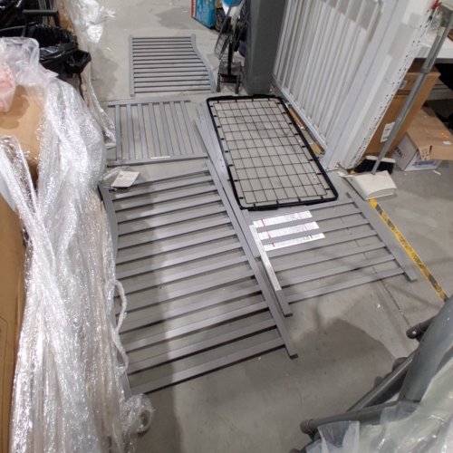 DREAM ON ME CHELSEA 5-IN-1 CONVERTIBLE CRIB - 53" X 29" X 38" - STORM GREY (MODEL: 680) image 2