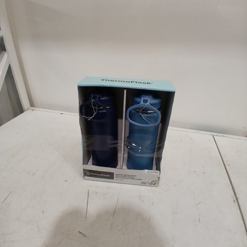 2PC THERMOFLASK INSULATED BOTTLES - 24 OZ EACH - BLUE (ITEM: 2730866) image 4